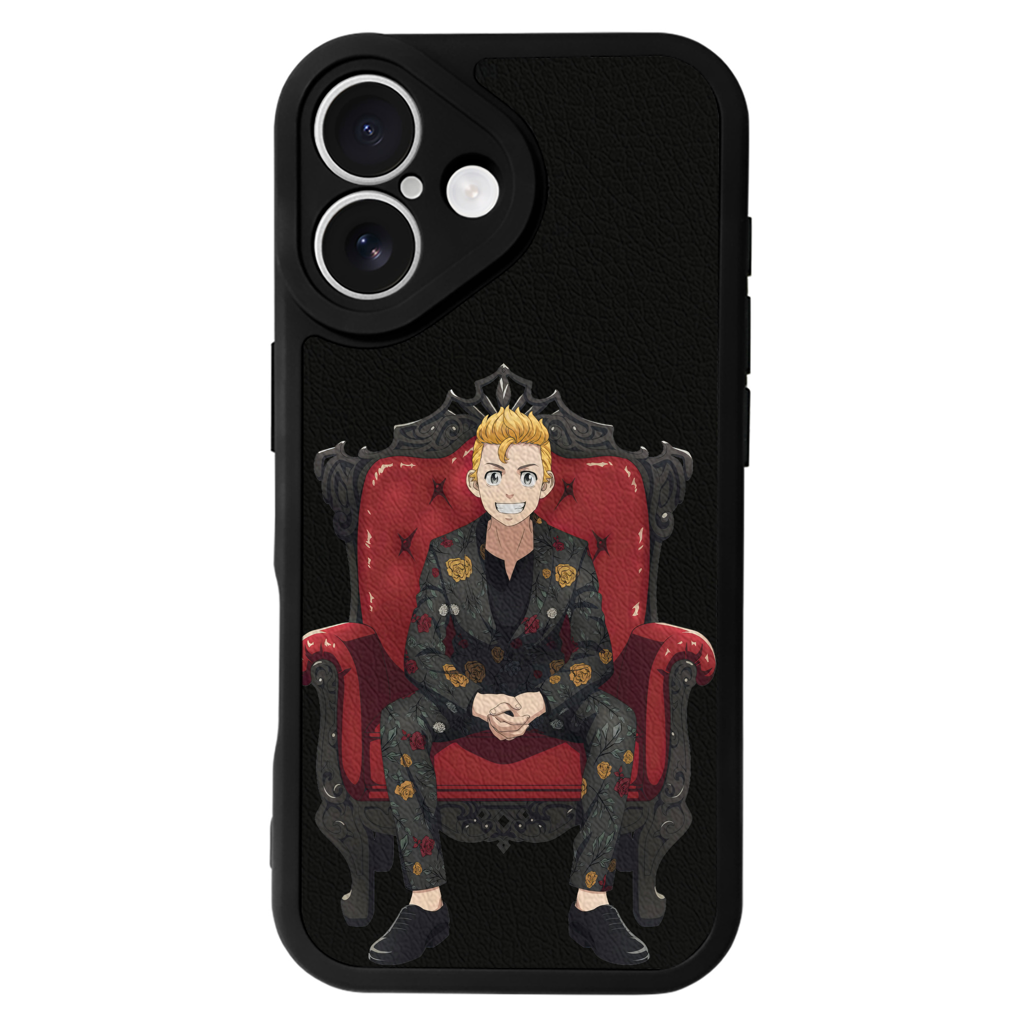 （画像用） 東京リベンジャーズ Tokyo Revengers 【iPhone 16シリーズ対応】シリコンスマホケース（レザー調） 材質：シリコン